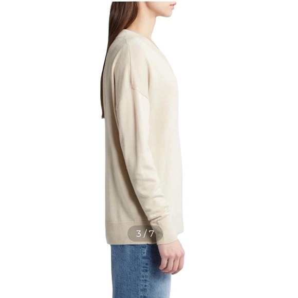 Treasure & Bond V-Neck Sweater Wool blend sweater Women's size S - Picture 2 of 5